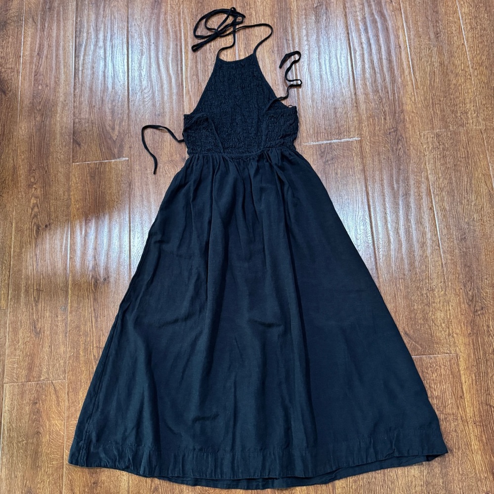 Free People FP Movement Black Halter Maxi Dress - Picture 3 of 9